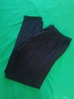Women's Black Stretch Pajama Pants